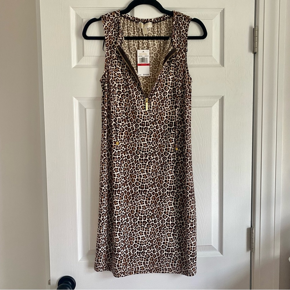 Michael Kors Size X-Small Cheetah Print Dress